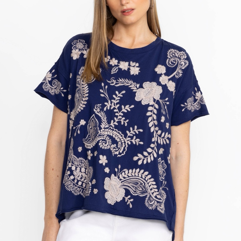 NWT Johnny Was RAW DETAIL SWING $130 TEE